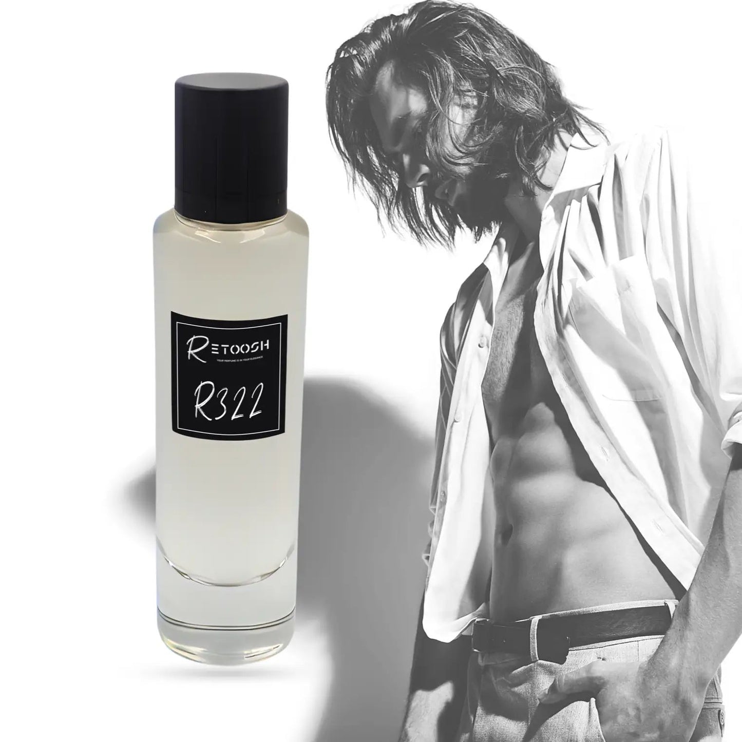 R322 Intense Leather Fragrance for Men | 50mL - Retoosh Perfumes