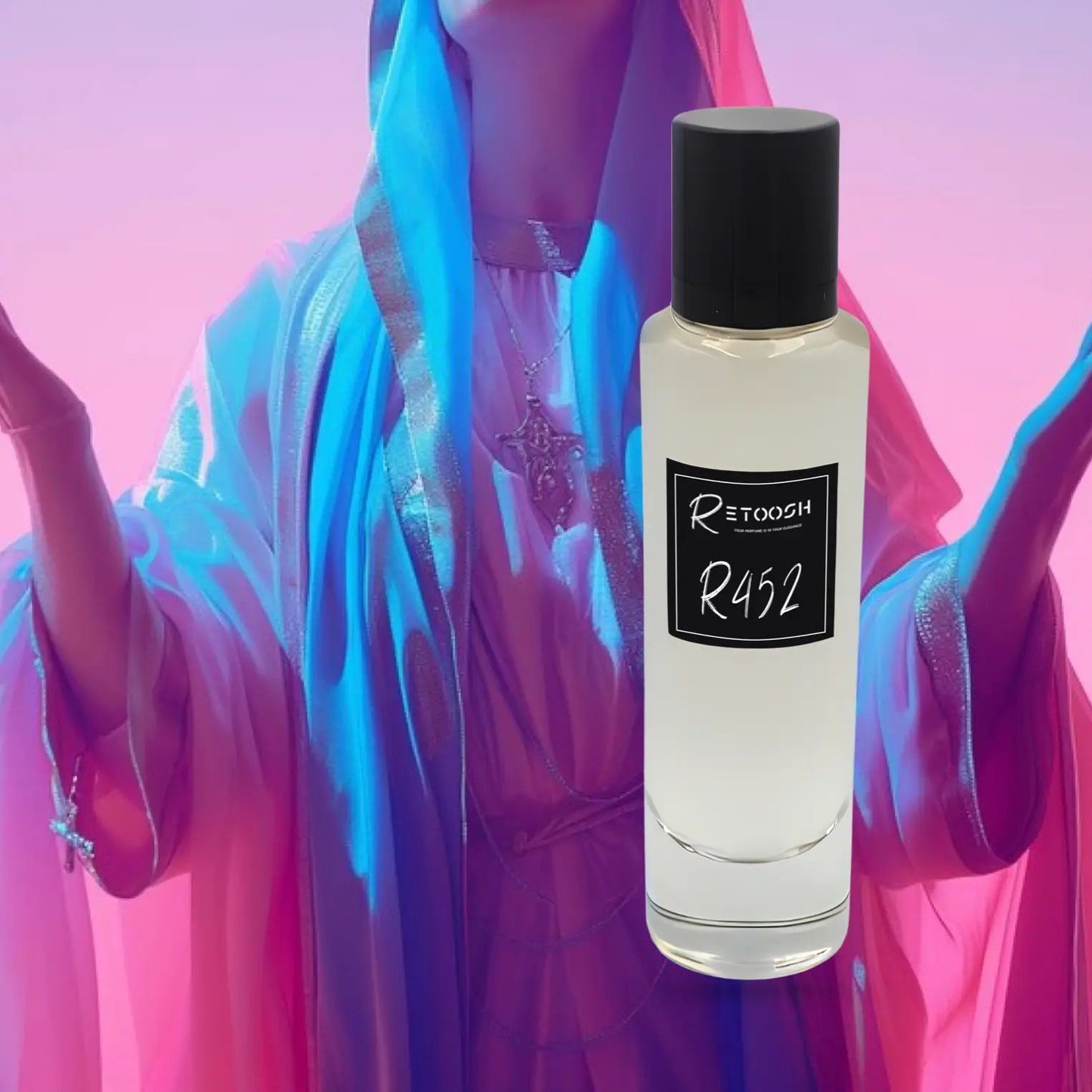 R452 - Crimson Romance Fragrance | Litchi & Rose Infusion for Women | 50mL - Retoosh Perfumes