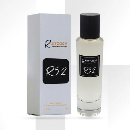 R52 Fragrance - Bergamot & Luxurious Musk Essence For Women and Men | 50mL - Retoosh Perfumes