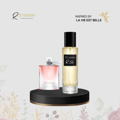 Experience the allure of Fragrance R86 – where luxury meets timeless femininity For Women | 50mL - Retoosh Perfumes