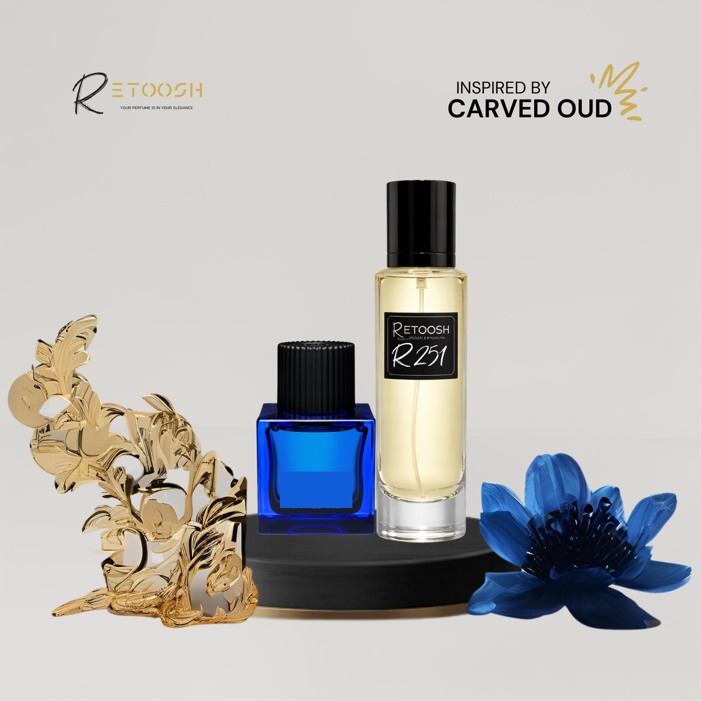 R251 - Amber Oud Majesty Fragrance for Women and Men | 50mL - Retoosh Perfumes