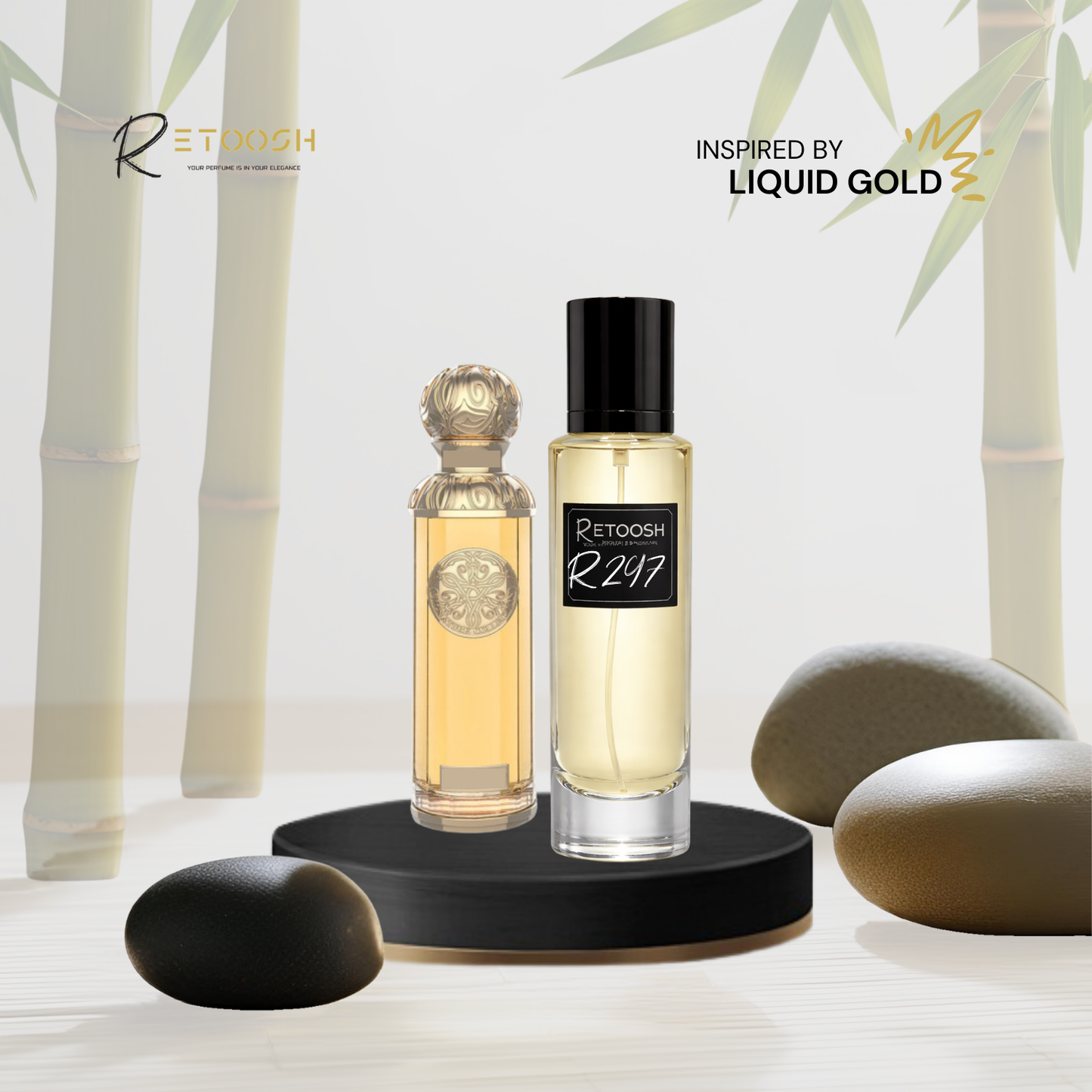 R297 | Saffron Oud Radiance Fragrance for Women and Men | 50mL - Retoosh Perfumes