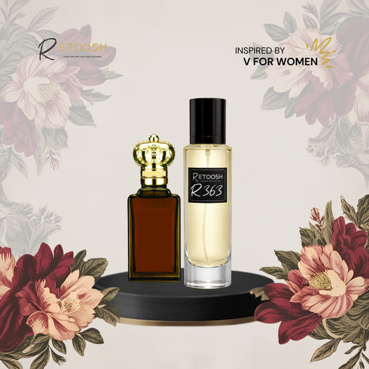 R363 - Velvet Bloom Fragrance – A Symphony of Chamomile & Amber for Women | 50mL - Retoosh Perfumes