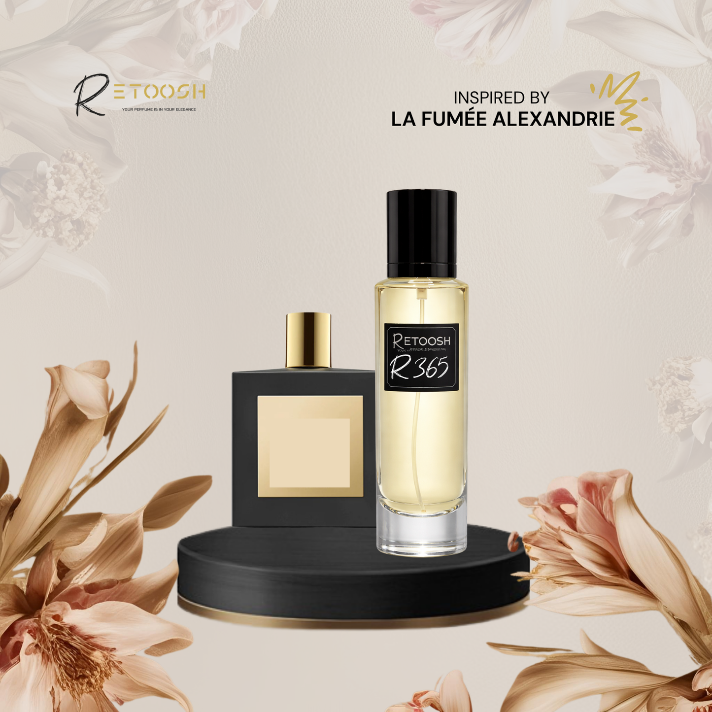 R365 | Majestic Oud Whisper Fragrance for Women and Men | 50mL - Retoosh Perfumes