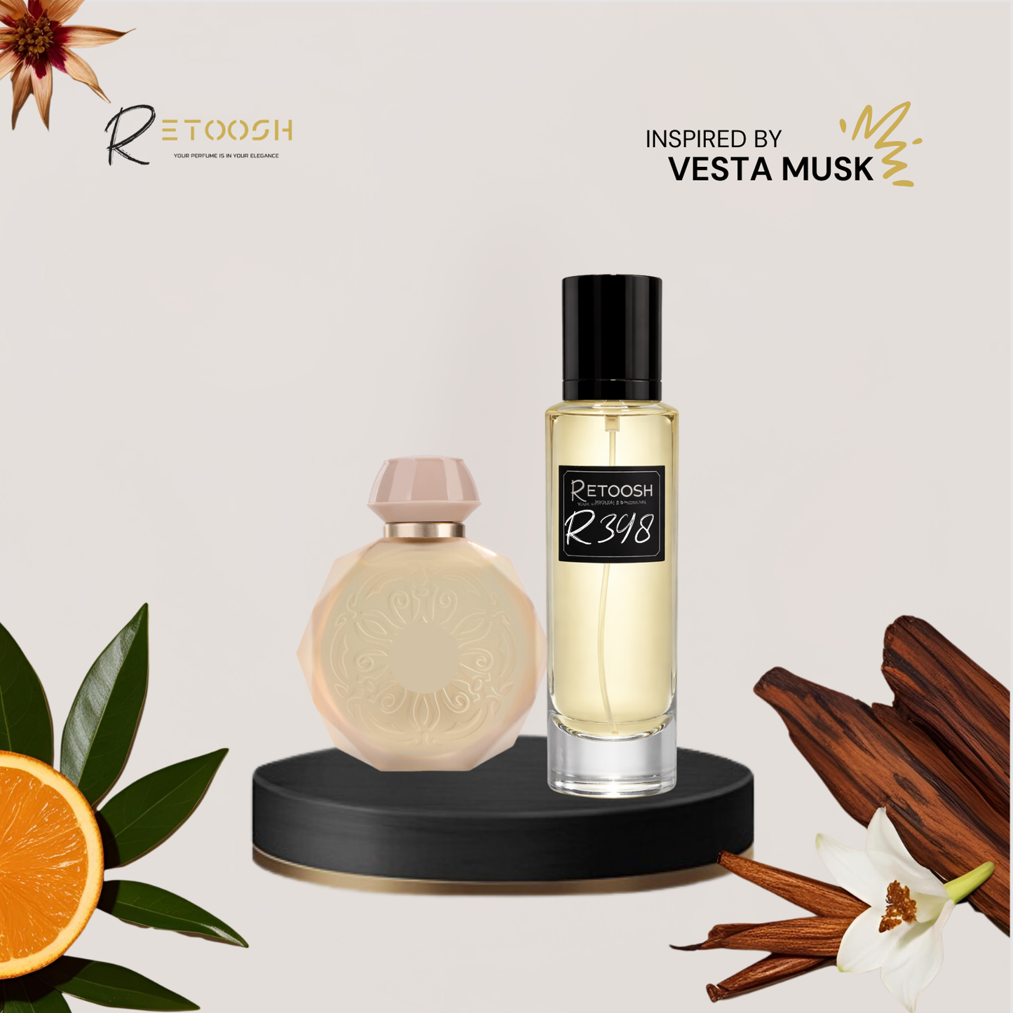 R398 | Sweet Bloom Fragrance for Women and Men | 50mL - Retoosh Perfumes