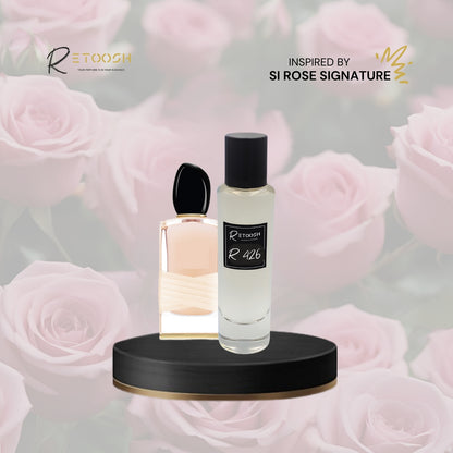 R426 | Rosé Whisper | Floral Elegance Fragrance for Women | 50mL - Retoosh Perfumes