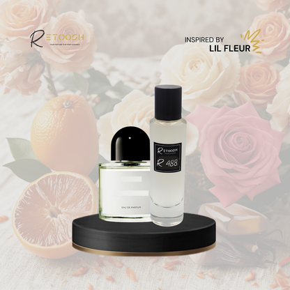 R488 – Saffron Rose Temptation | Oriental Floral Fragrance for Women and Men | 50mL - Retoosh Perfumes