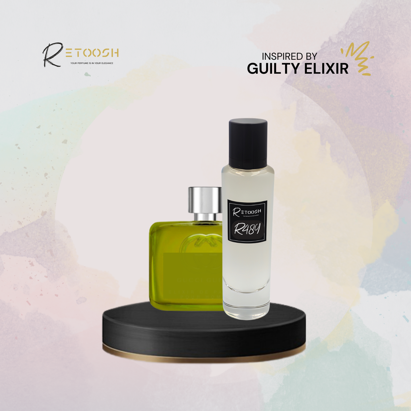 R489 | Velvet Blaze Fragrance | Oriental Woody Temptation for Men | 50mL - Retoosh Perfumes