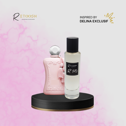 R145 Velvet Oud Fragrance – A Symphony of Rose, Oud, and Amber For Women | 50mL - Retoosh Perfumes