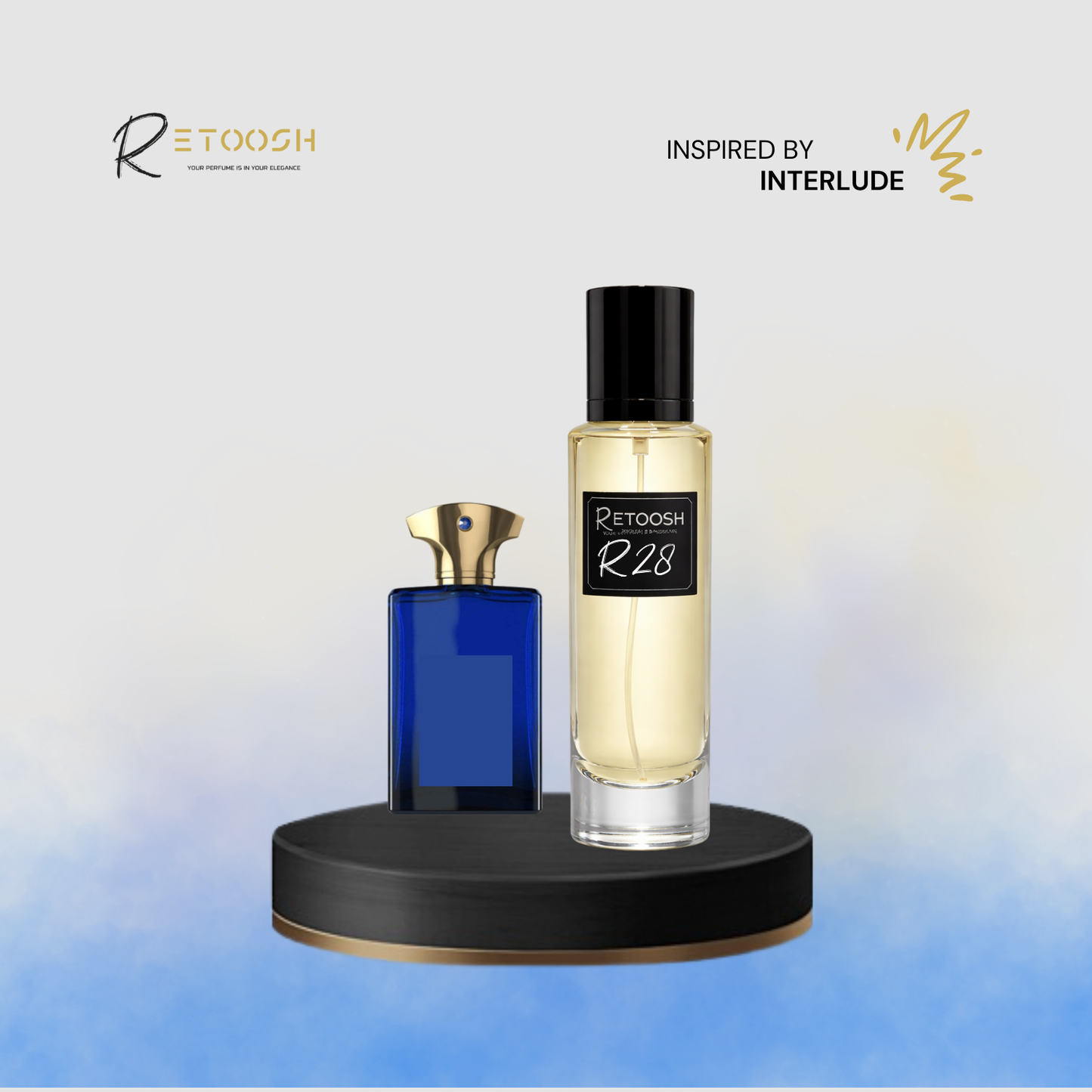 R28 Oud Essence Fragrance For Men | 50mL - Retoosh Perfumes