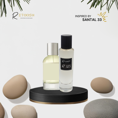 R323 Velvet Leather Fragrance | Woody Elegance for Women and Men | 50mL - Retoosh Perfumes
