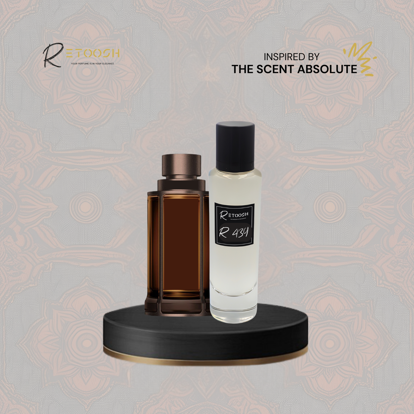 R439 | Enigmatic Ginger Fragrance for Men | 50mL - Retoosh Perfumes