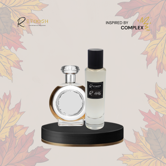 Majestic Leather Fragrance R446 | Oud & Amber Luxury for Women and Men | 50mL - Retoosh Perfumes
