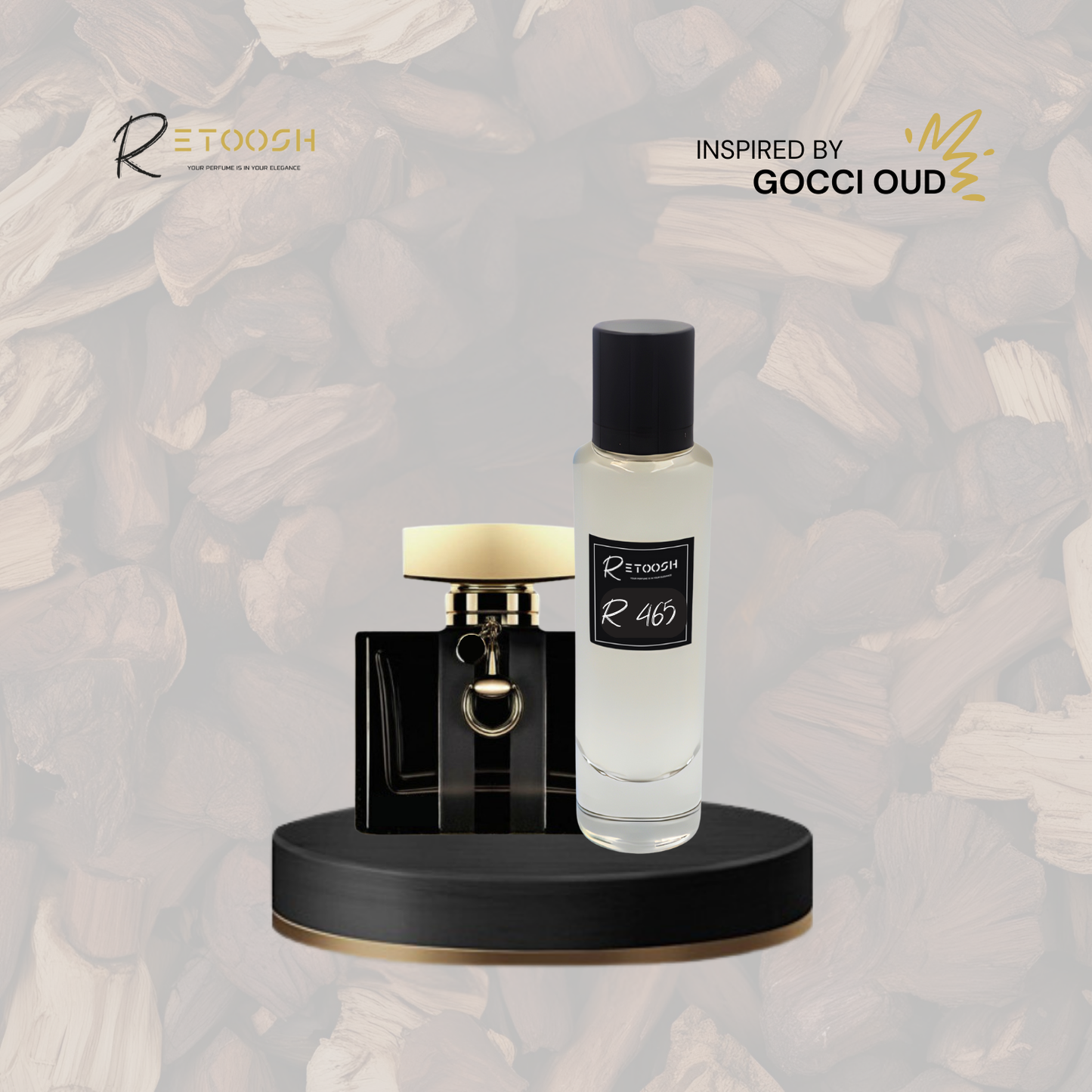 R465 - Velvet Oud Symphony Fragrance for Women and Men | 50mL - Retoosh Perfumes