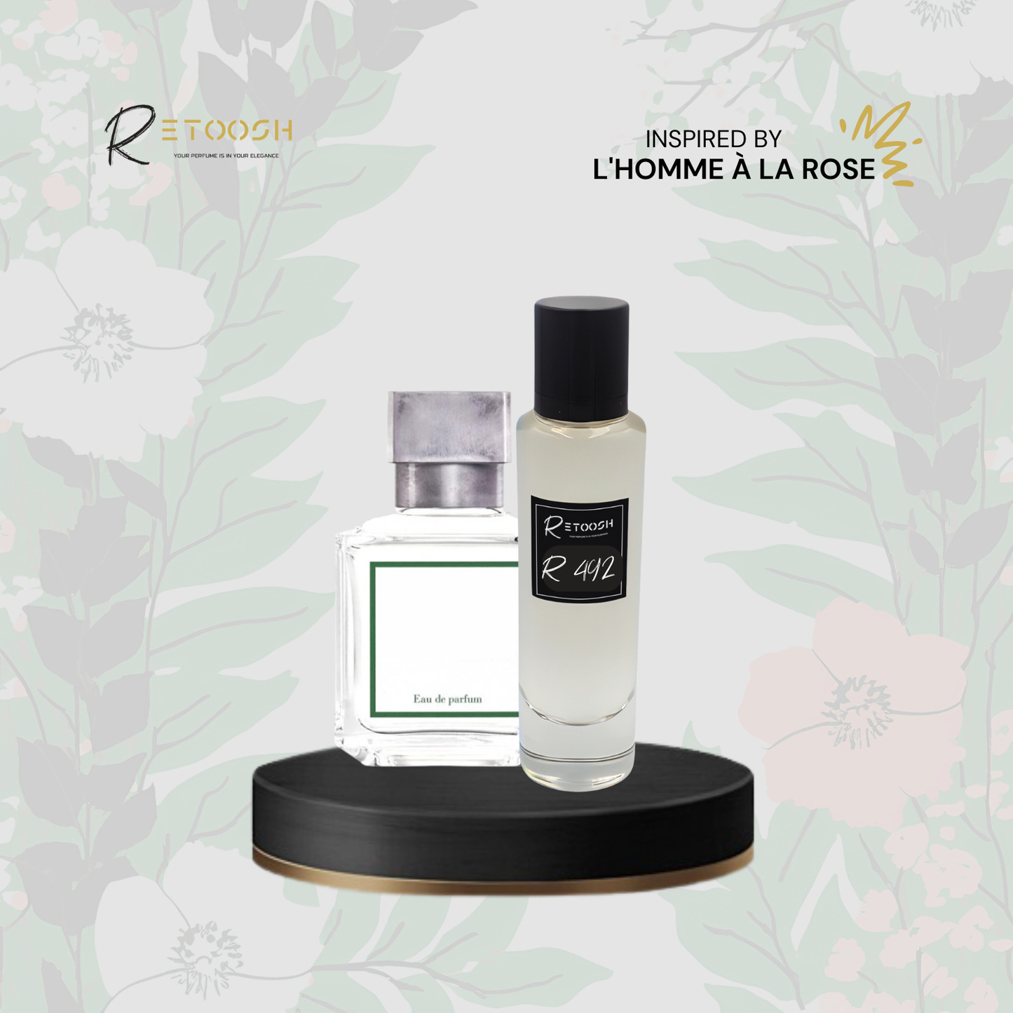 R492 | Rosewood Temptation Fragrance for Men | 50mL - Retoosh Perfumes