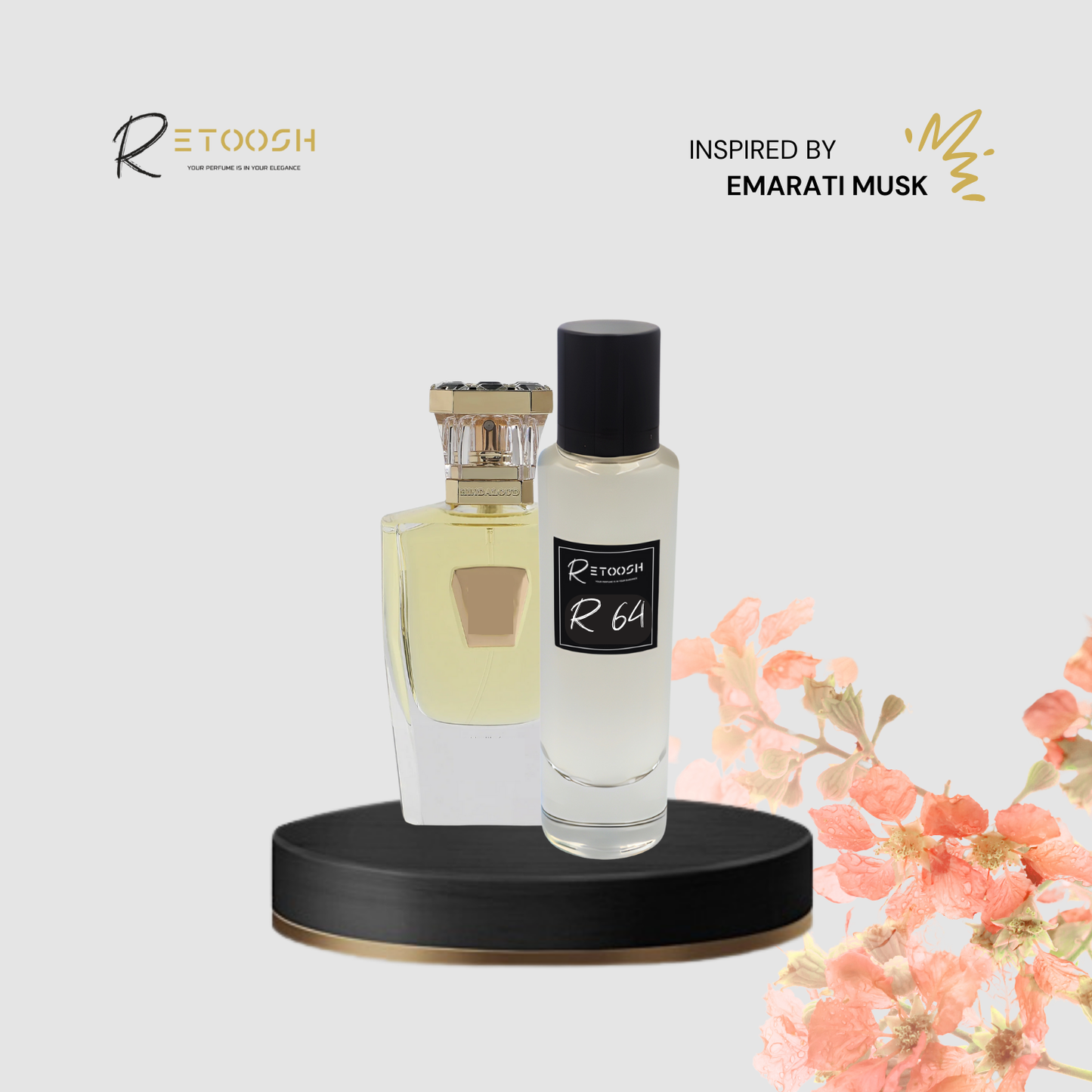 Fragrance R64 – Oriental Floral Elegance For Women and Men| 50mL - Retoosh Perfumes