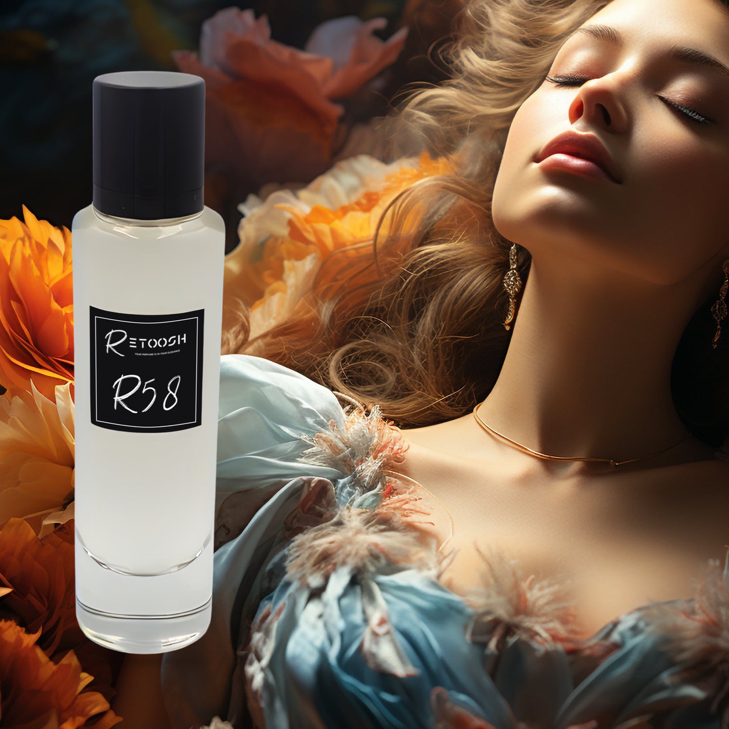 العطر النسائي الساحر [ R58 | 50ML ]