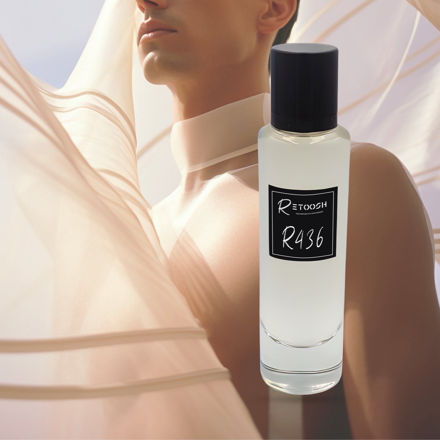 R436 - أناقة الانتعاش – عطر خشبي عطري للرجال | 50 مل