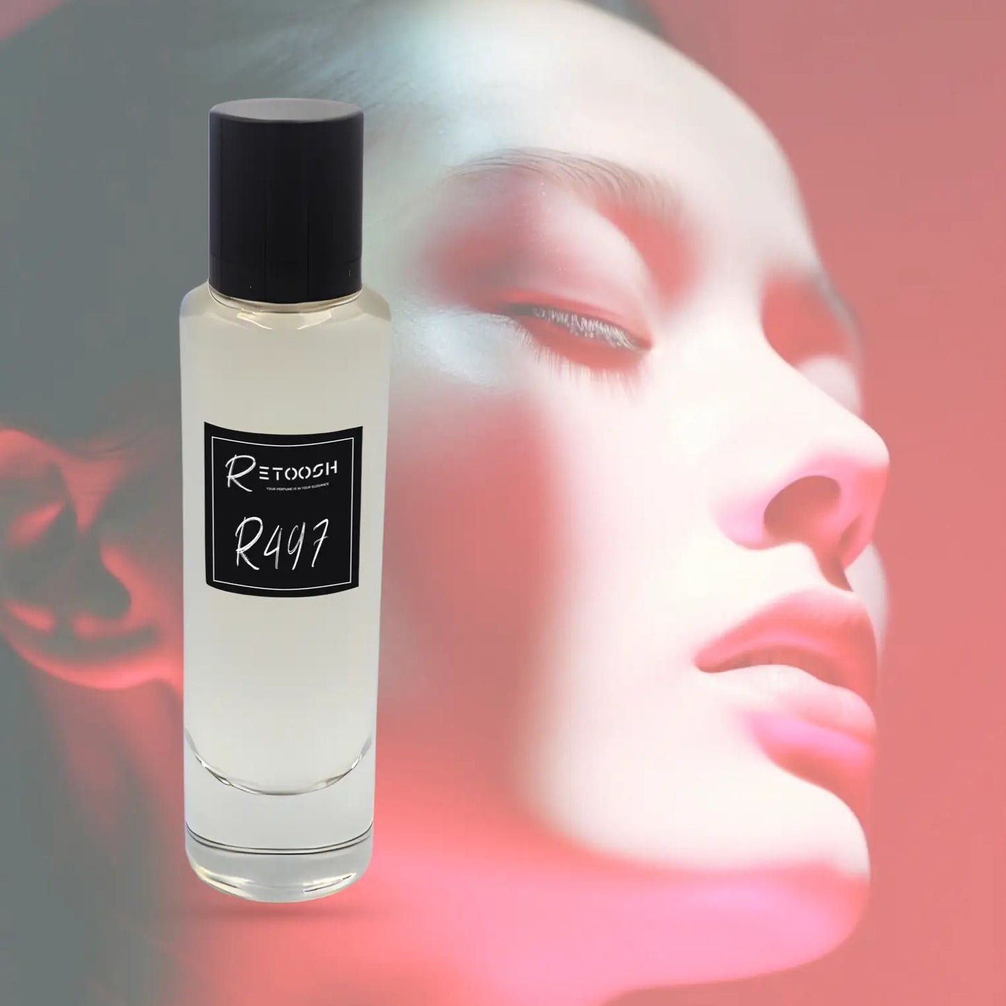 R497 | جوهر التألق والأنوثة – عطر زهري فاكهي للنساء | 50 مل