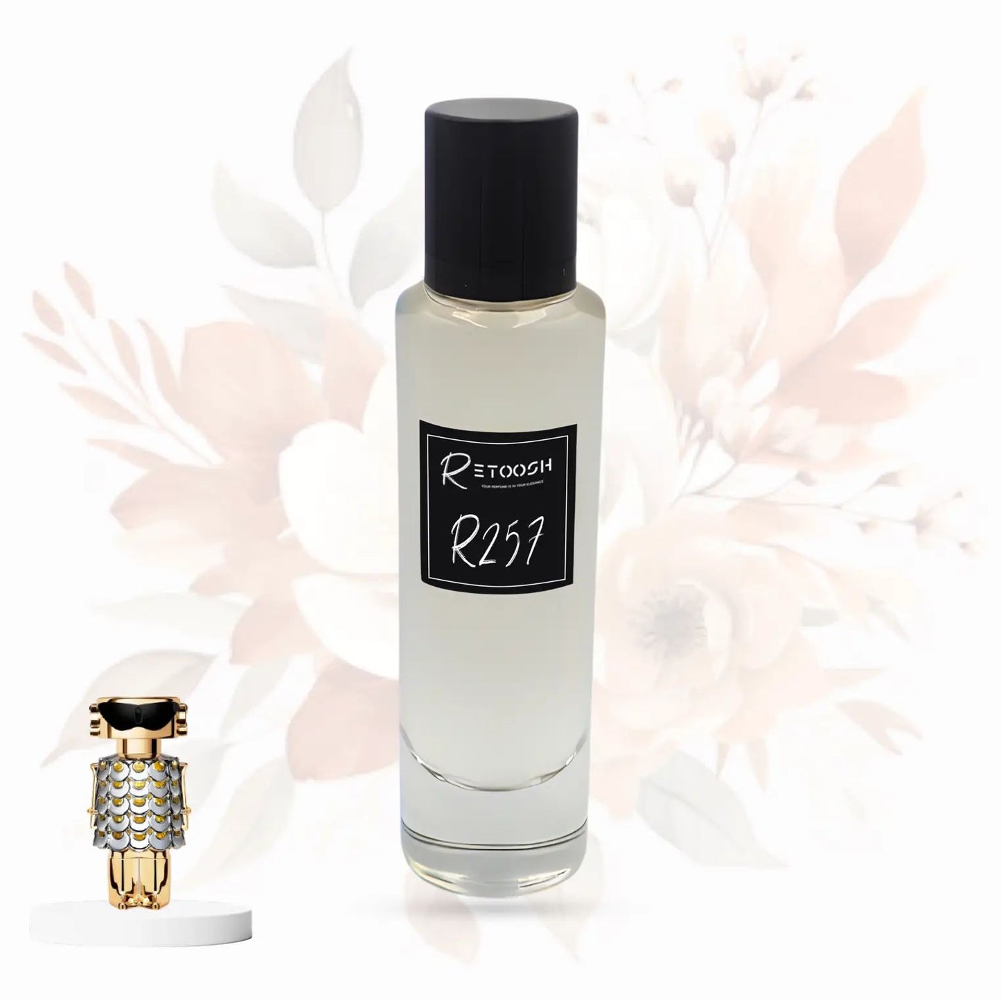 R257 - عطر فواح من الزهور والخشب والمسك للنساء