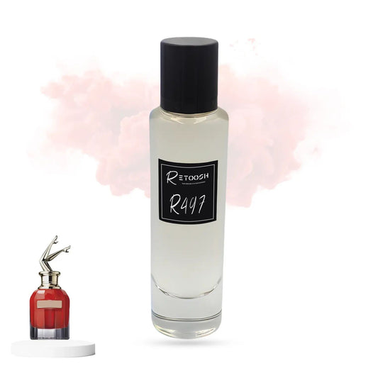 R497 | جوهر التألق والأنوثة – عطر زهري فاكهي للنساء | 50 مل